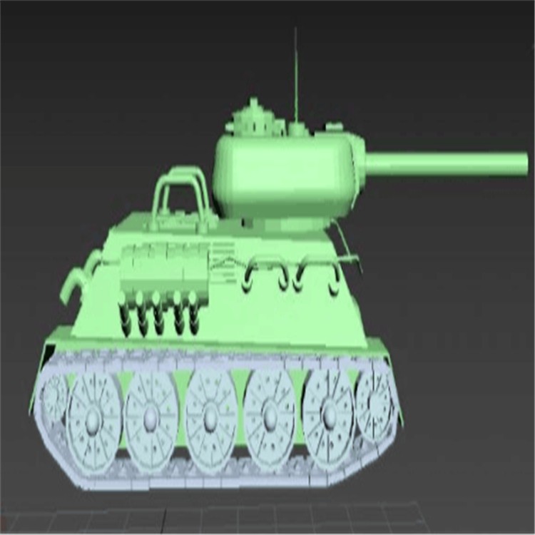 思南充气军用坦克模型